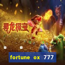 fortune ox 777 fortuna 77